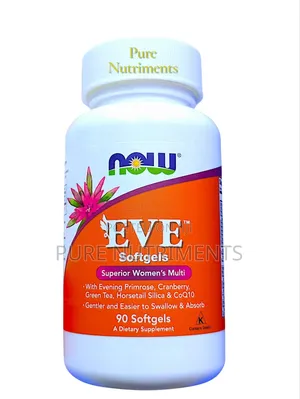 Now Eve Women’S Softgels – Daily Female Health Support (90 Softgels)