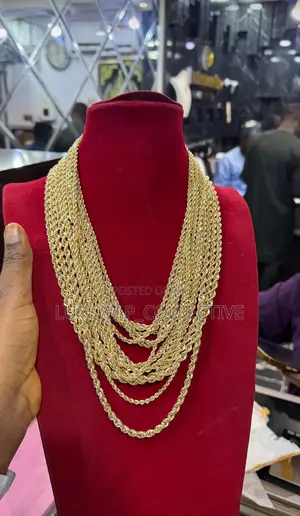Tiny Gold Twist Chains