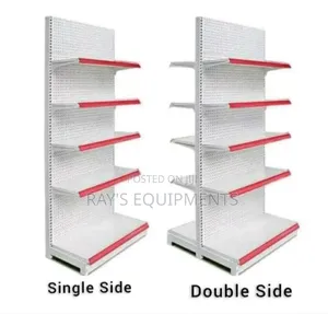 Supermarket Shelves Single and Double