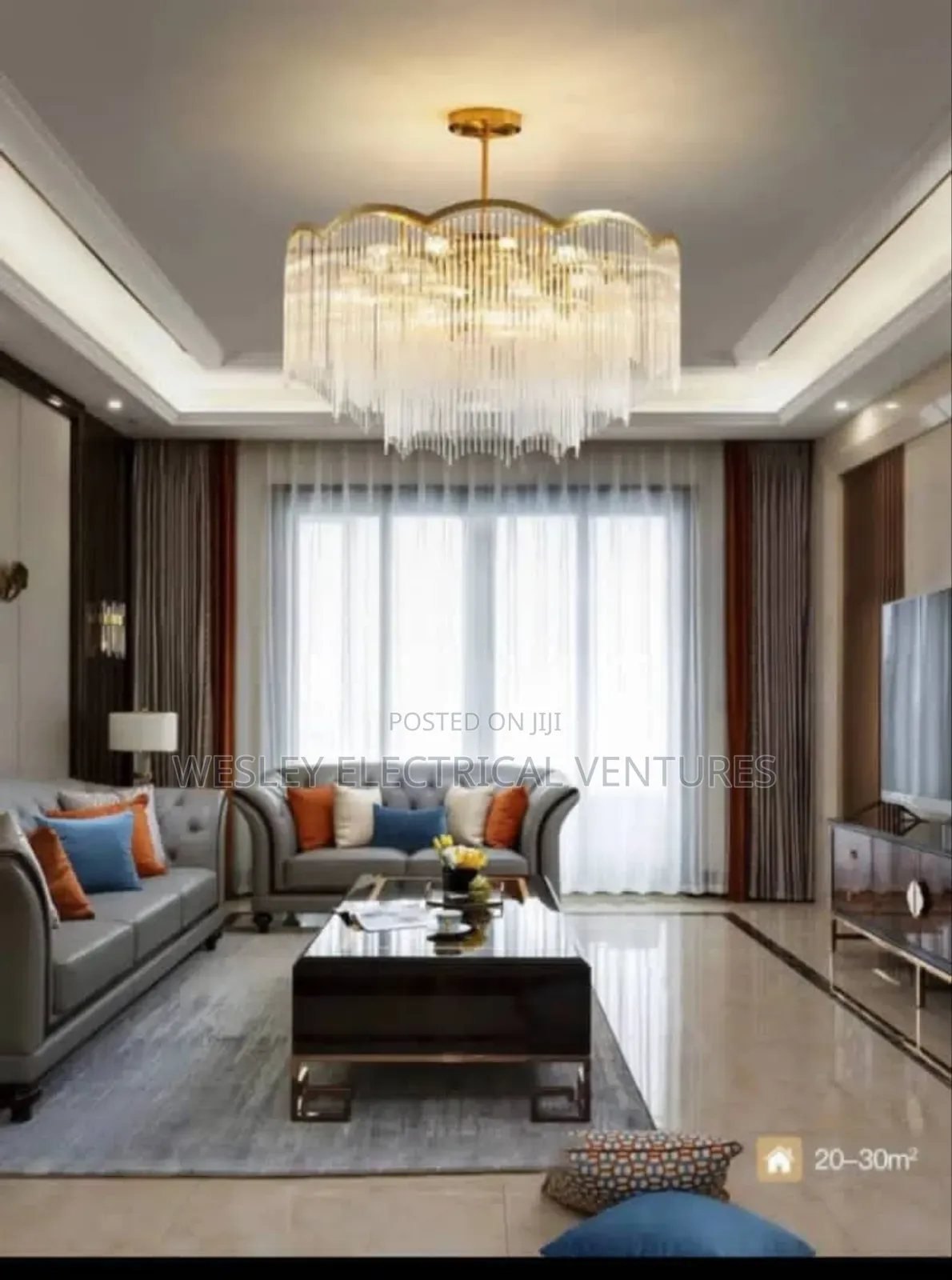 Big Crystal Chandelier Light
