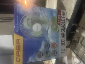Qasa Table Rechargeable Fan 12 Inches