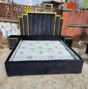 High Standard 6 by 6 Padded Bedframe