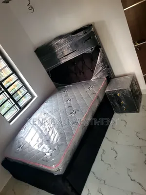 4 and Half by 6 Upholstery Bedframe With 1 Bedside Drawer