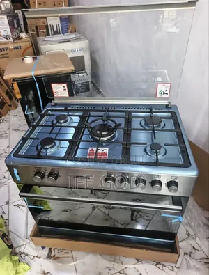 Original Bosch Luxury Standing 5 Burners Gas Cooker Stainless Steel