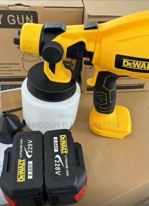 Original Quality Cordless Battery Spray Gun Machine With 2 Batteries