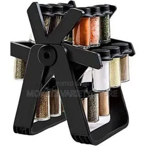 360° Rotating '18in1' Spice Rack Containers