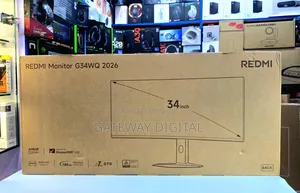Xiaomi Redmi G34wq (2026) 180hz 34" Curved Gaming Monitor With RGB