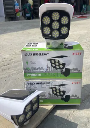 Ip65 77 Led Camera Solar Light Motion Sensor Outdoor Wall Lamp Rechar
