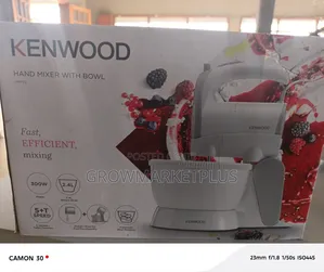 Kenwood Hand Mixer With Bowl – Hmp22 (300w, 2.4l)