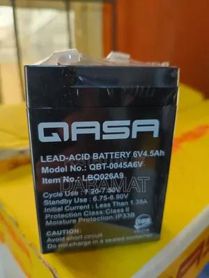 Qasa 6v 4.5a Rechargeable Replacement Battery