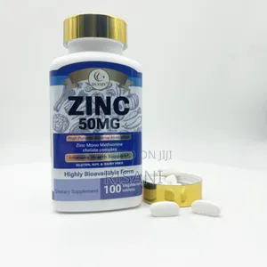 Zinc Supplement 50mg Chelated Complex 100 Tablets
