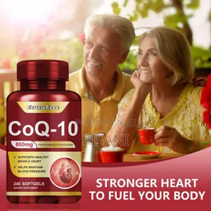 Coq-10 800mg 240 Soft Gels for Healthy Heart and Brain.