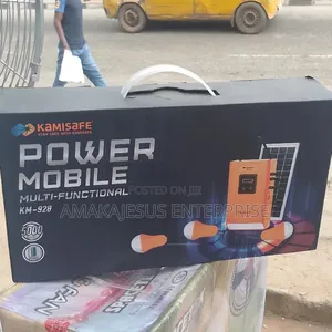 Kamisafe Solar Power Mobile Home Lighting Kits,5000mah Lithium Battery