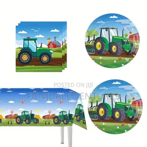 41pcs Farm Tractor Party Set