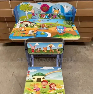 Children Kids Study Table Chair Set for Study