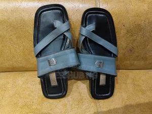 Used High Quality Leather Slippers