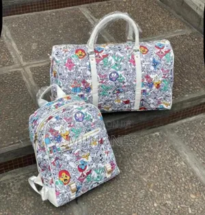 *💎 Louis Vuitton Inspired Backpack + Duffel Combo – Style In One!*
