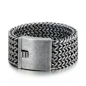 Vintage Mesh Men's 316l Stainless Steel Bracelet