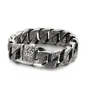 Retro Personality Flamboyant - Stainless Steel Mens Bracelets