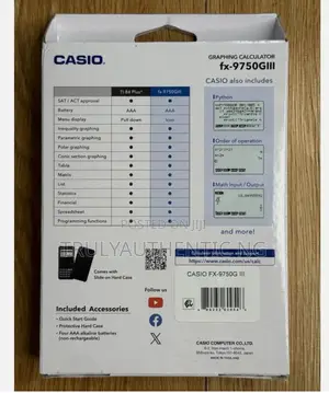 Casio Fx-9750giii Graphing Calculator Python Programming - Stem