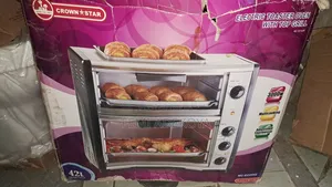 Electric Toaster Oven With Top BBQ Tray