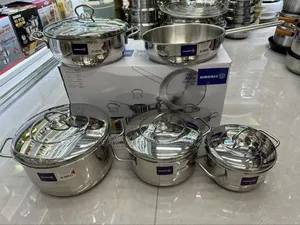 Korkmaz Turkey A1900 Stainless Steel Astra Cookware Pot Set