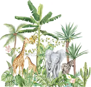 Tropical Rainforest Animals Decals