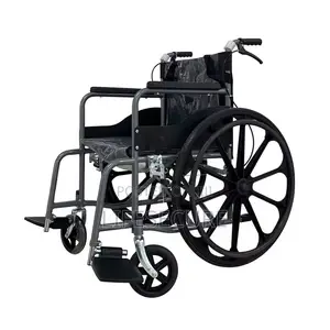 Carbon Steel Durable Manual Wheelchair(Seatbelt, Brakes Etc)