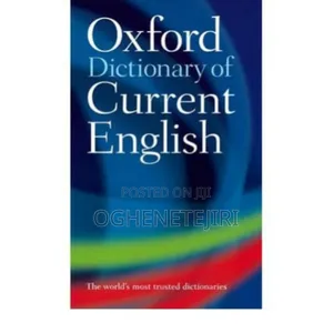 Dictionary –Oxford Current English for Students 