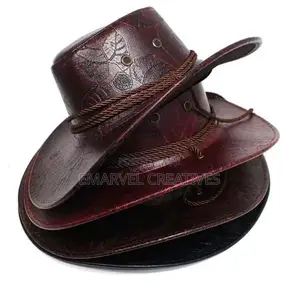 Leather Cowboy Hat for Men, for Women