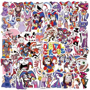 52pcs Anime Amazing Digital Circus Waterproof Vinyl Stickers