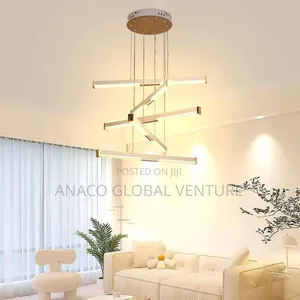 Classic Led Chandelier Light for Sitting Room 3 Colour Light