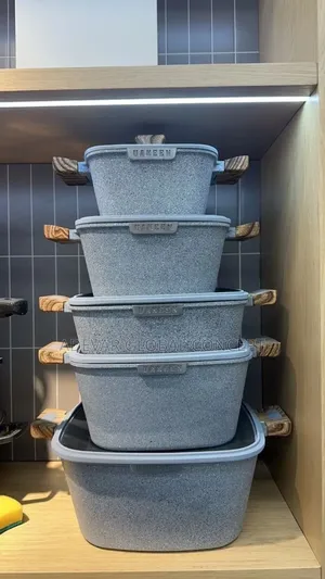 10pcs Original Uakeen Granite Cookware Pot Set