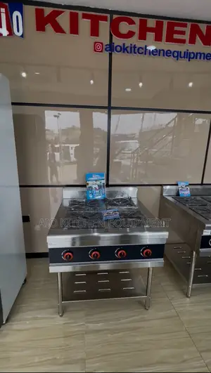 4 Burner Gas Cooker Commercial