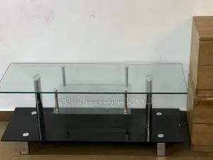 Executive Glass Tv Television Stand Original Console
