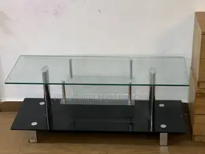 Executive Glass Tv Television Stand Original Console