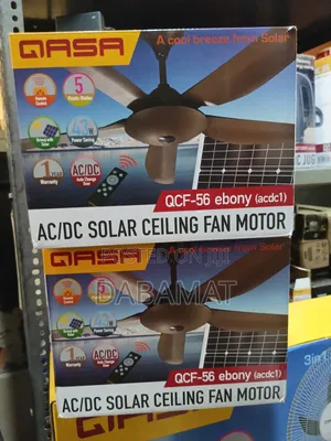 Qasa 56 Inches Ac/Dc Solar Capable Ceiling Fan