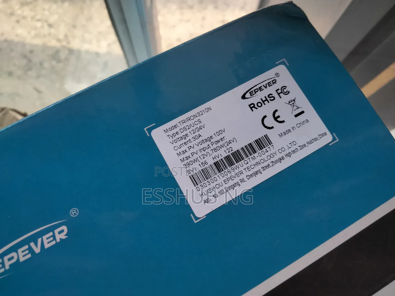 30a MPPT Charge Controller Epever 100v