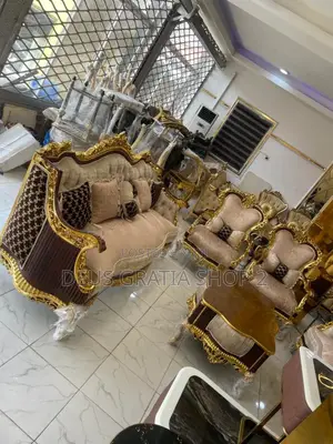 Egyptian Royal Sofa, Centre Table and 2 Side Stools