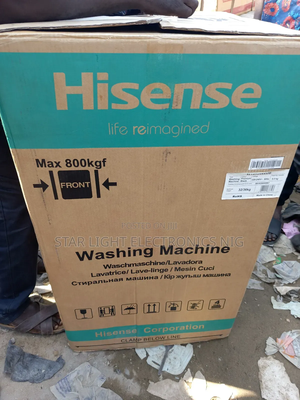 9kg Top Loader Automatic Washing Machine