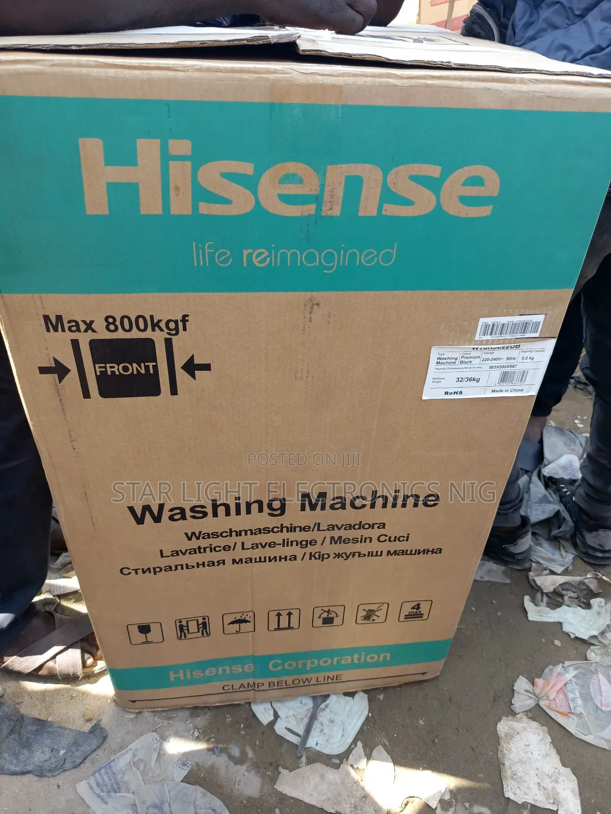 9kg Top Loader Automatic Washing Machine