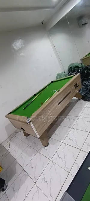 Green Top Marble Snooker Table