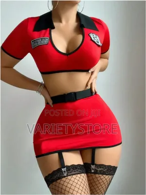 Sexy Role Play Policewoman Lingerie Costume
