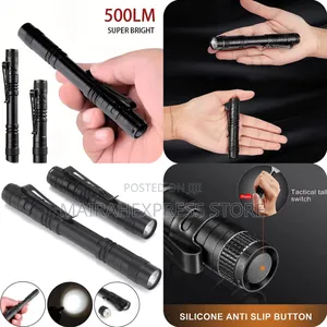 500lm Led Pen Light With Clip