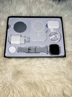 Smart Watch Set With Wireless Power Bank , Airpod,Wireless Charger ,
