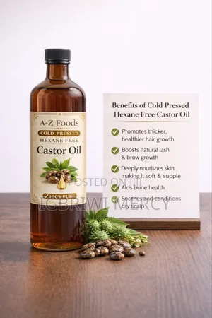 Cold Pressed Hexane Free Castor Oil
