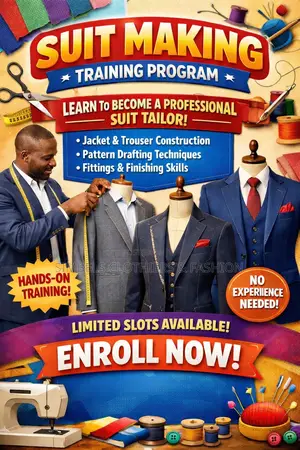 Learn Suit Making, Start Earning Fast