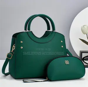 Elegant Women Handbag Set With Top Handle Shoulder Strap