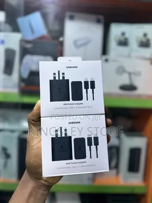 Original Samsung Charger 45w Superfast Charging W/Usb-c To Usb-c Cable