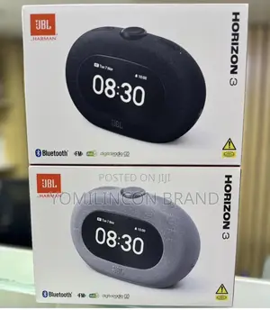 JBL Horizon 3 Bluetooth Clock Radio Speaker With Dab/Dab+/Fm, Black